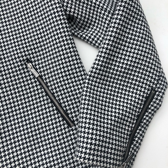 Calvin Klein houndstooth black & white jacket - Picture 3 of 4